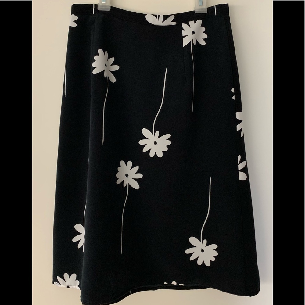 Black Pattern Skirt